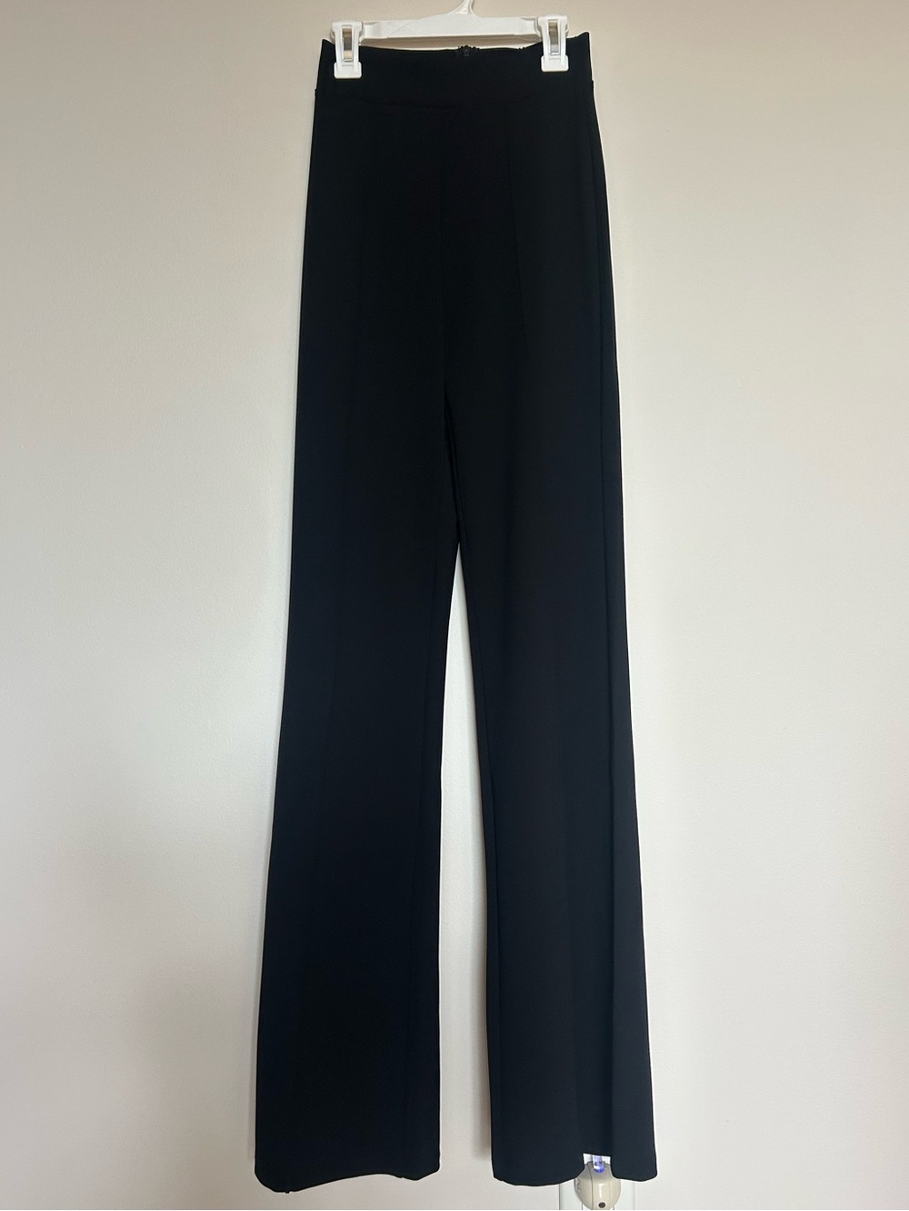 Fashion Nova Black High-Rise Wide-Leg Dress Pants